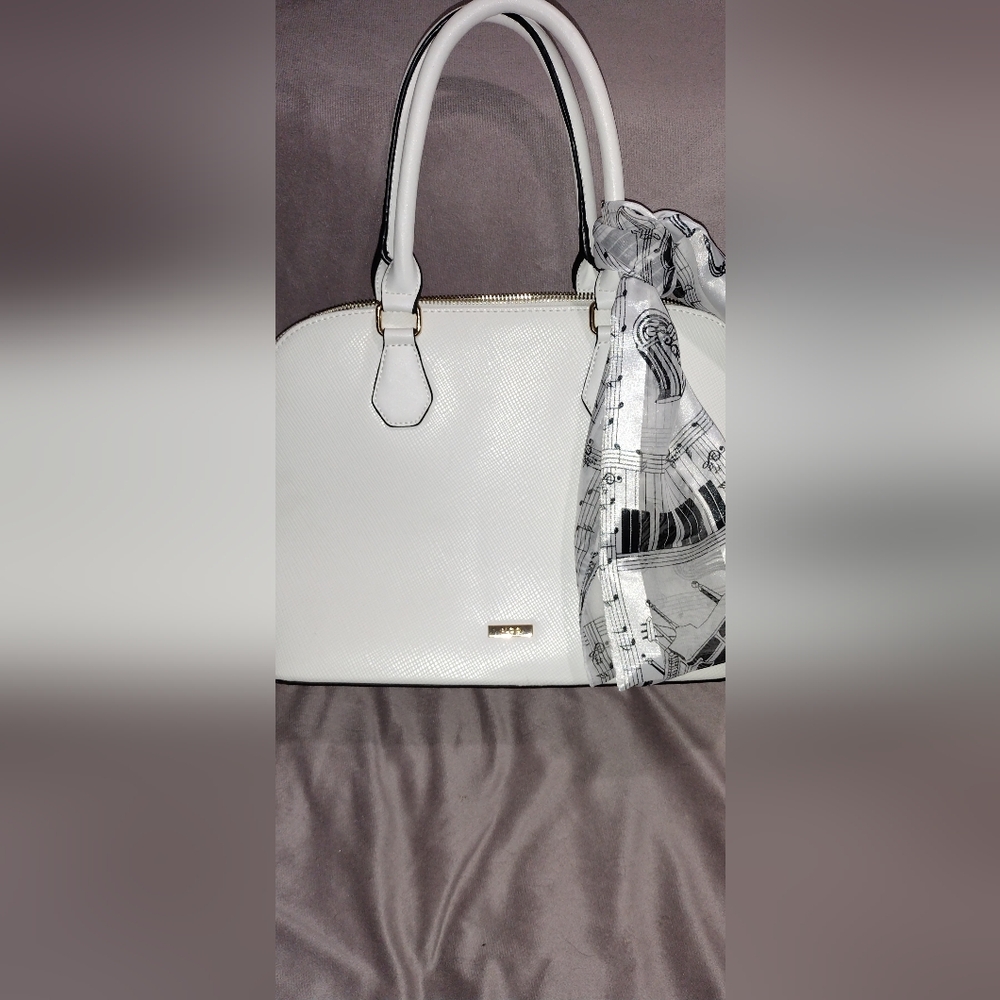 Aldo Ivory handbag With Musical Sash